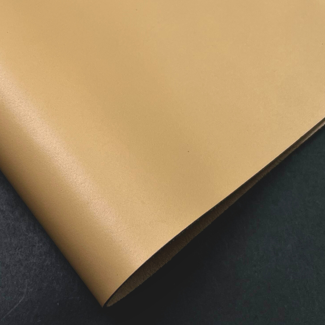 Italian Smooth Grain Calf, Camel Yellow