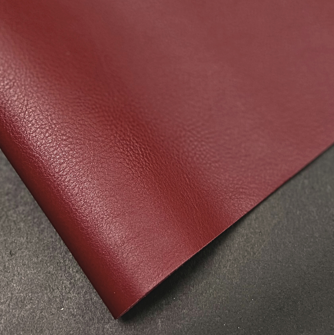 Italian Milled Grain Calf, Red