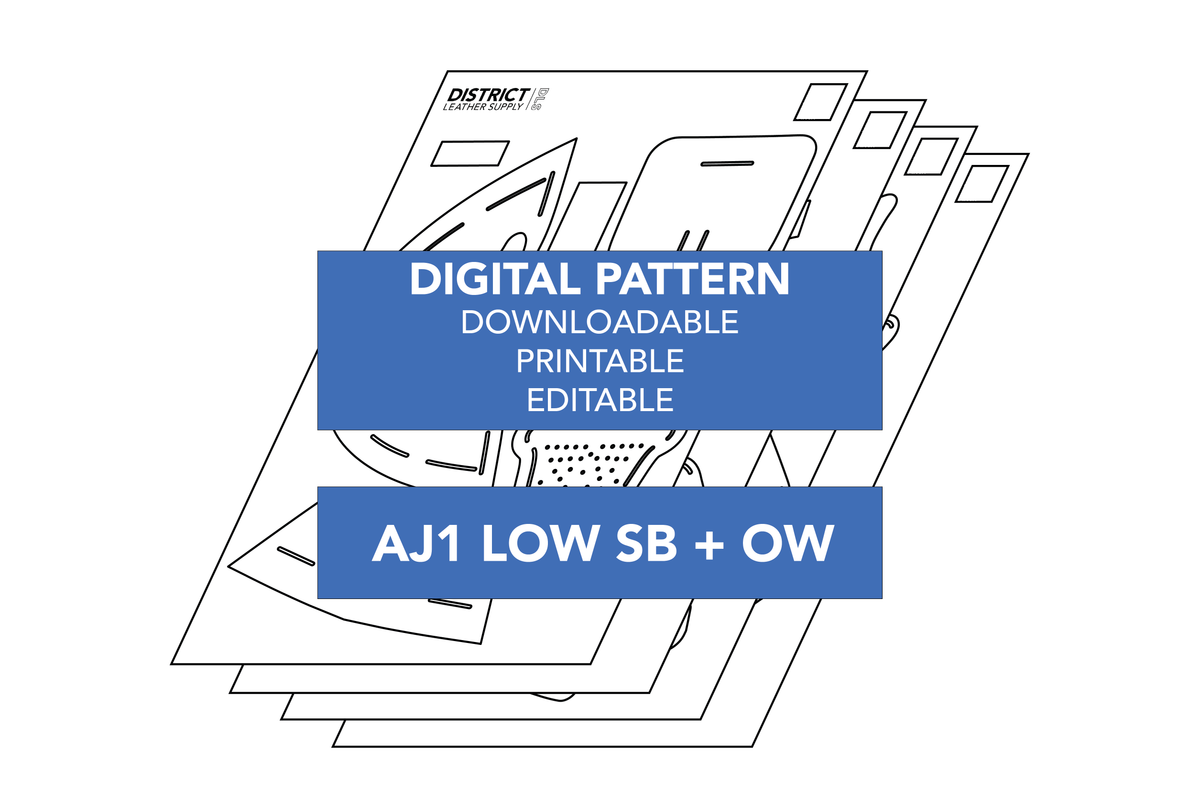 AJ1 LOW (SB) + "OW" LOW Pattern - Acrylic + Digital