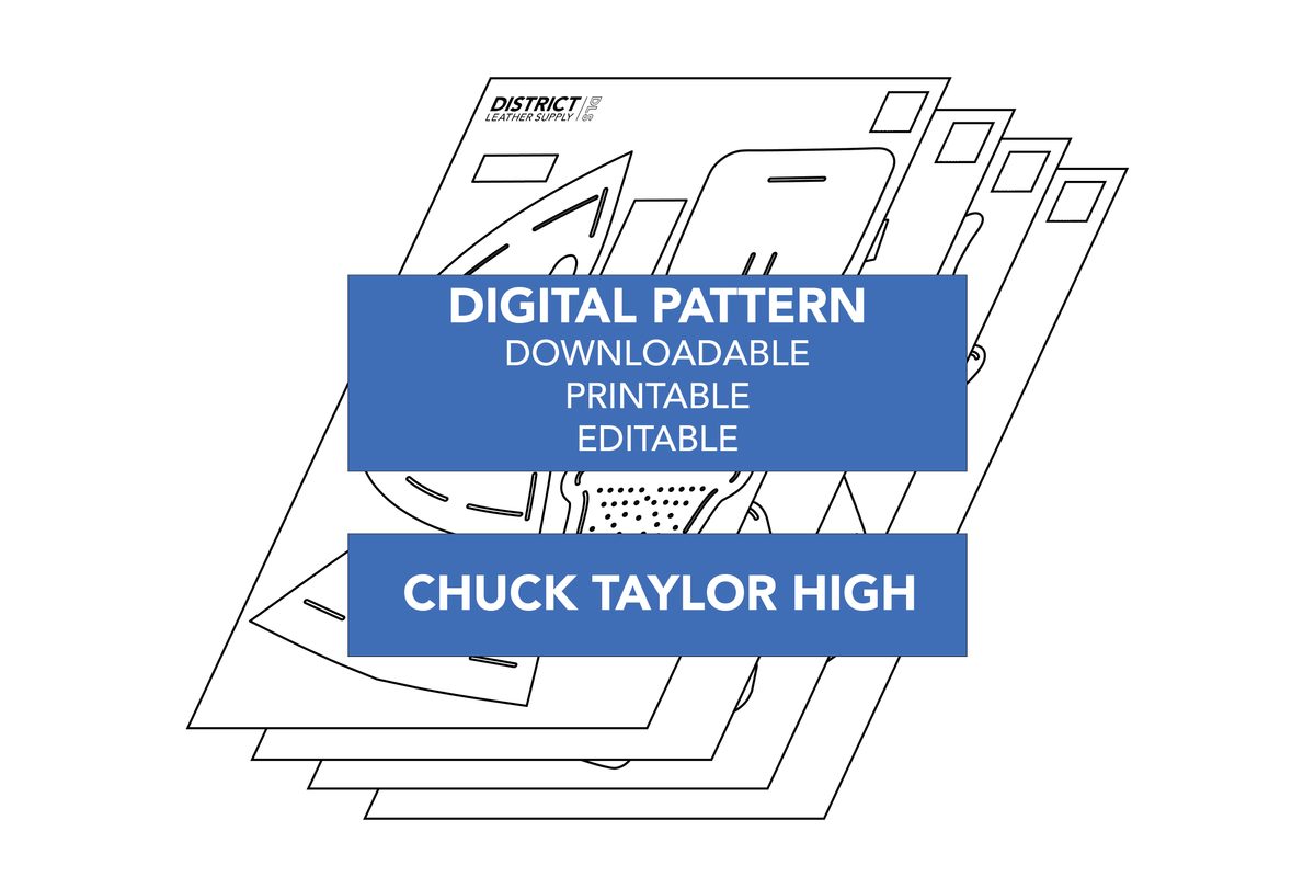 Chuck Taylor High Pattern - Acrylic + Digital