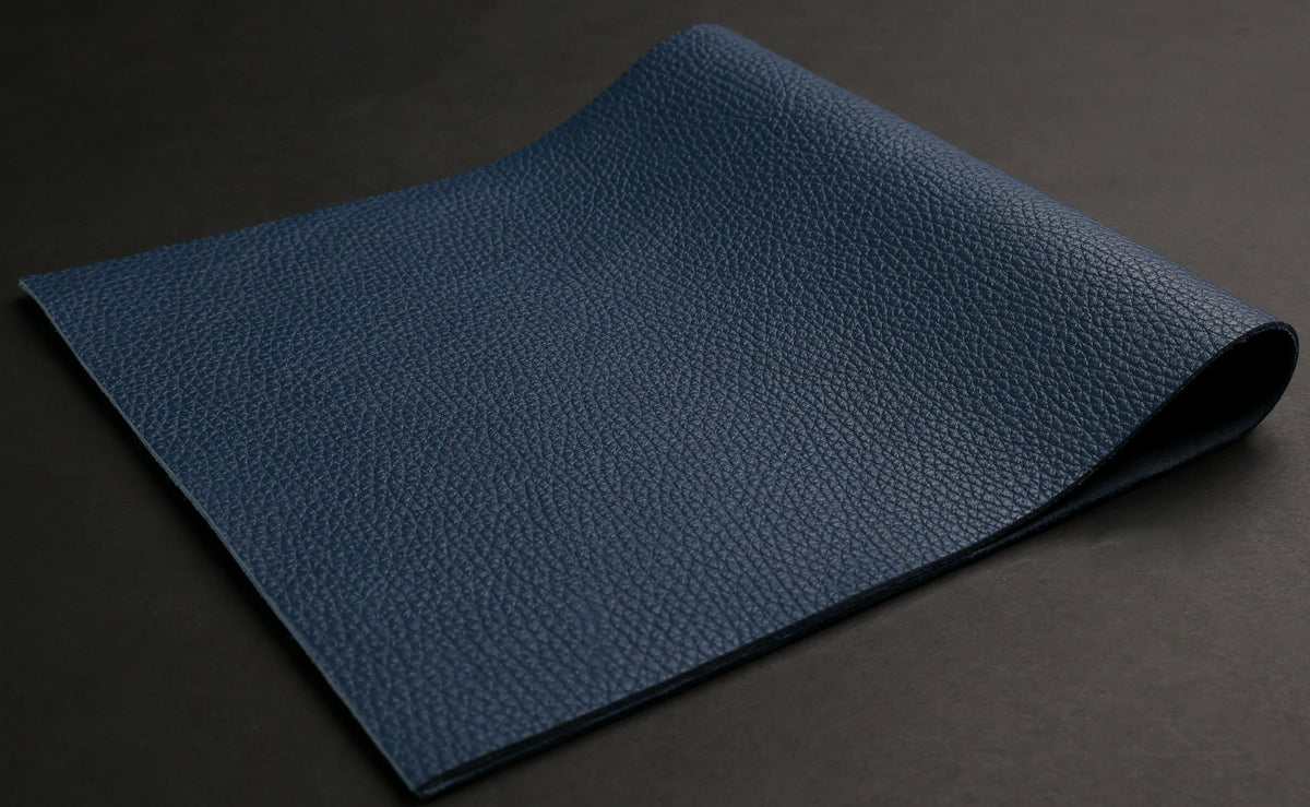 Italian Pebble Grain Calf, Navy