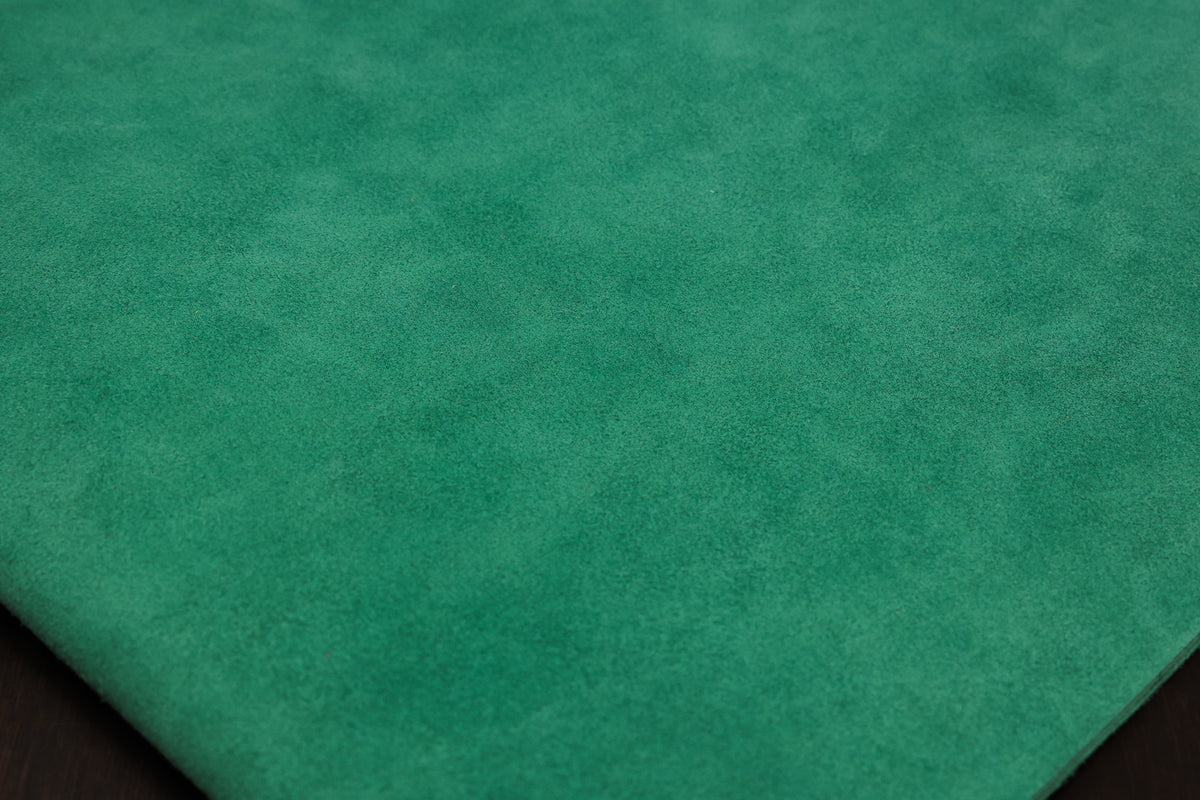Opera Derby Waxed Suede, Teal