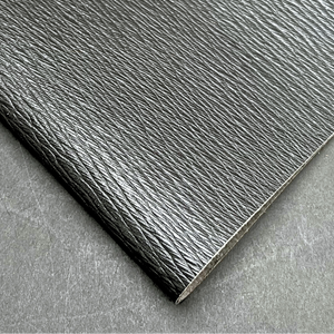 Italian Embossed Grain Calf, Dark Grey